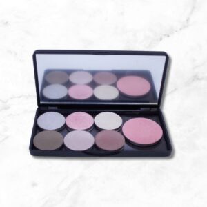 6 Warm Eye/Brow Colour (26mm) + 1 Blush Palette (36mm)