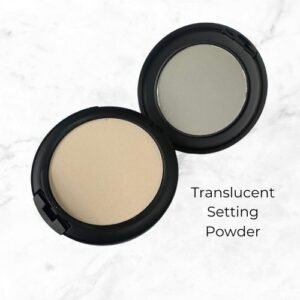 Translucent mineral setting powder made in Australia, not tested on animals, Vegan