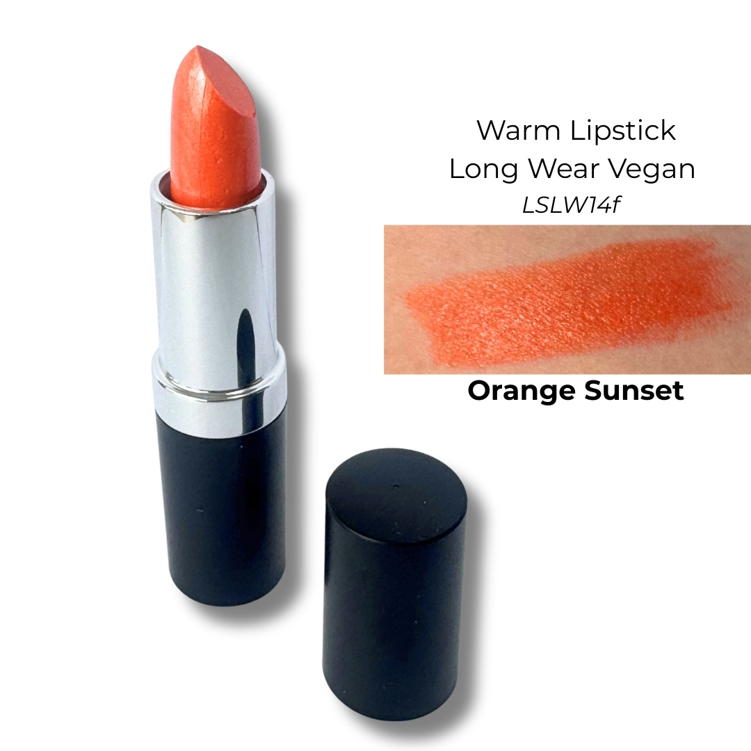 Warm orange sunset liplstick 14f