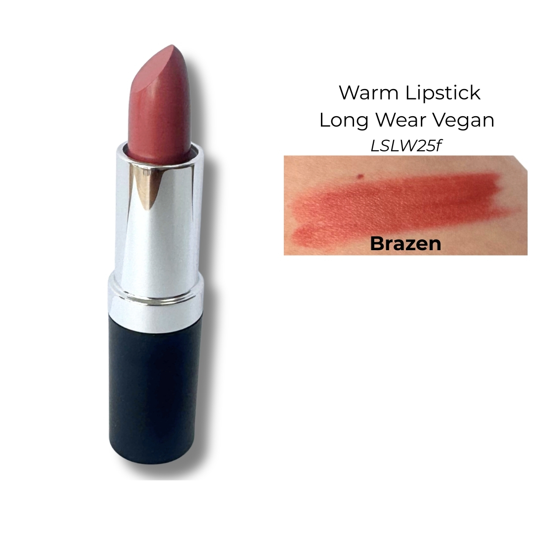 Warm Brown Red lipstick - Brazen 25f