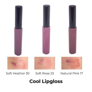 Natural mineral lip glosses in cool colours -Made in Australia, vegan